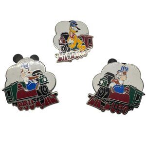 Disney Train Conductor Pin Set - Limited Release Collection - 3 Character Pins
